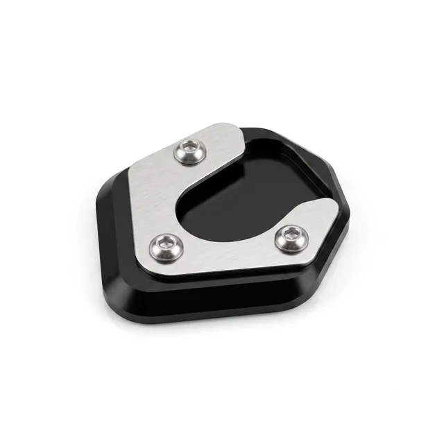 УВЕЛИЧЕННАЯ ПРОСТАВКА ДЛЯ БОКОВОЙ НОЖКИ  ЧЁРНЫЙ ЦВЕТ (SIDE STAND ENLARGED BASE) CFMOTO 450MT