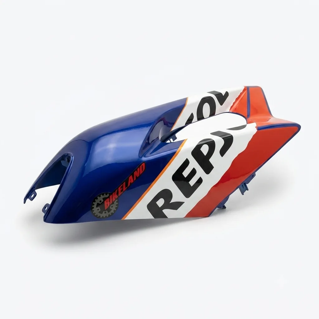 Элемент пластика CUB / 50QT-17M: Левый пласник REPSOL. Цвет: Синий