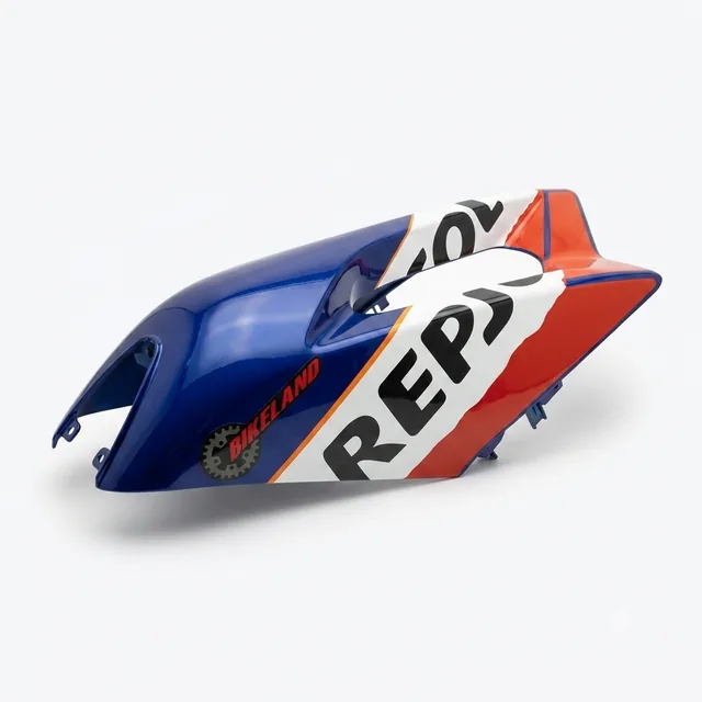 Элемент пластика CUB / 50QT-17M: Левый пласник REPSOL. Цвет: Синий