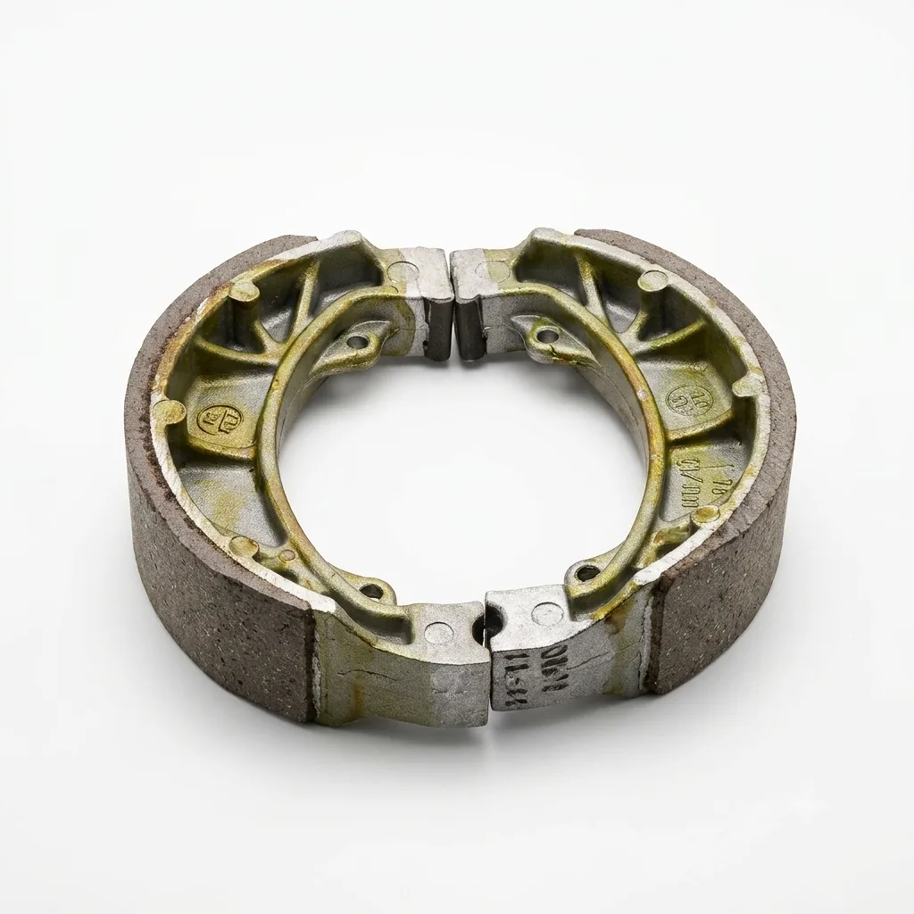 Задняя тормозная колодка в сборе (Rear brake shoe ASSY) для AV05W5-MA "SYM GP"