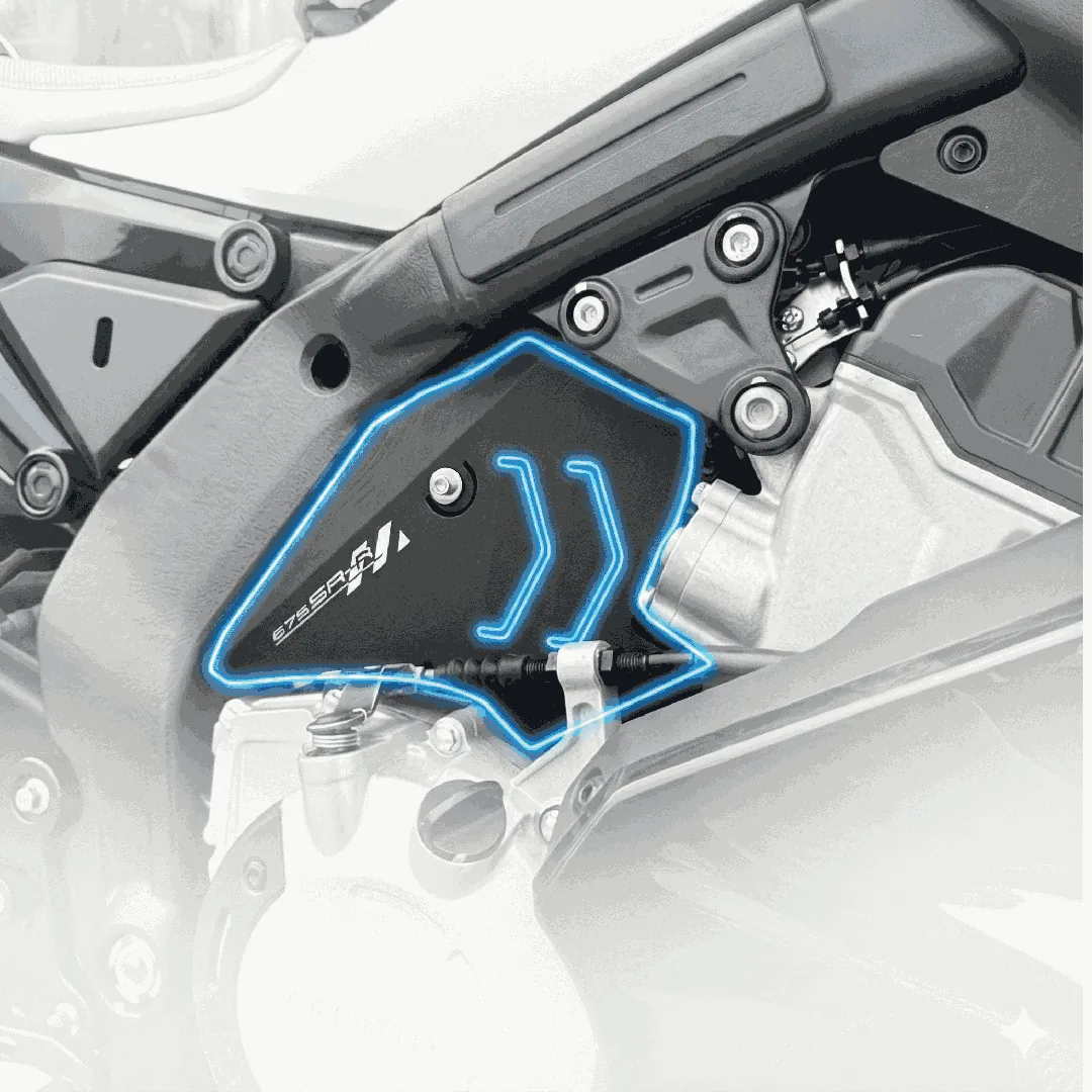 Крышки боковых отверстий CFMOTO 675SR, пара